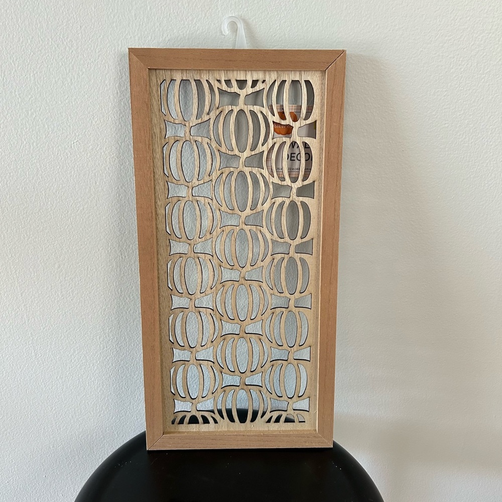 5 Elegant Brown and White Wall Decor Panel